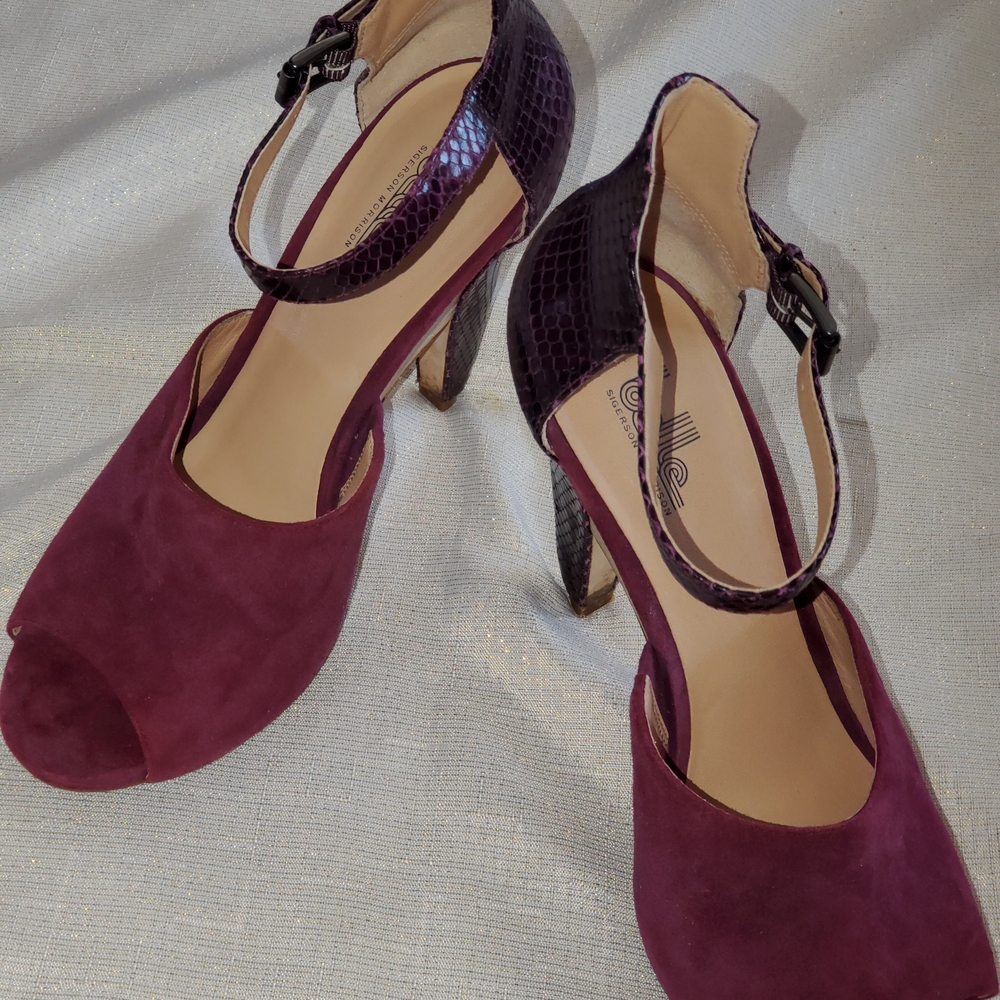 Belle Sigerson Morrison Ankle Strap High Heels Size 10